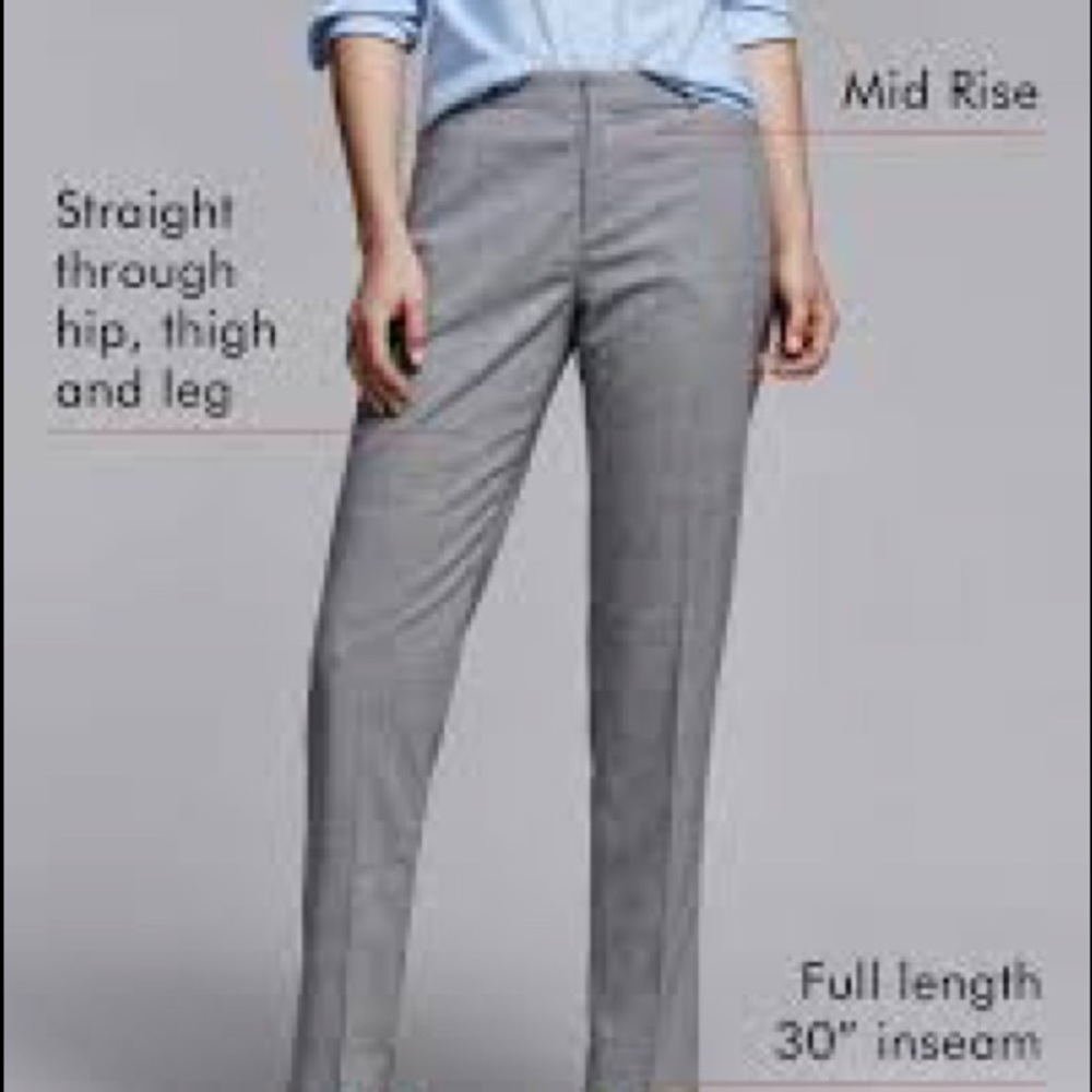 Banana Republic Ryan Fit Gray Wool Pants